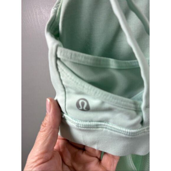 Lululemon Built in Bra Top in Mint Green Size 6 - Picture 7 of 8